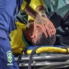 Neymar deixou o gramado do estádio Centenário chorando
