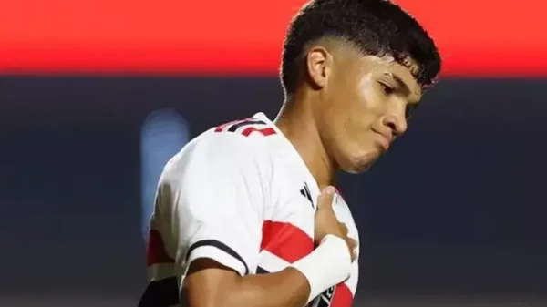 William Gomes, atacante do São Paulo (Reprodução: São Paulo Futebol Clube