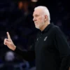 Gregg Popovich é o técnico do San Antonio Spurs desde 1996 (Foto: Ezra Shaw/AFP)