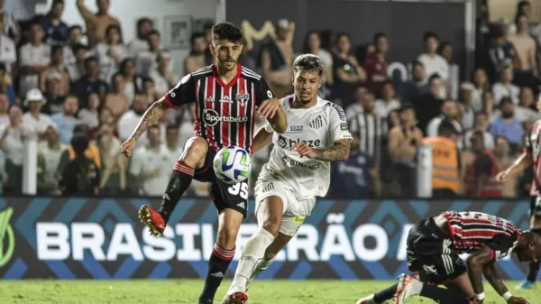 Empate prevaleceu na Vila Belmiro