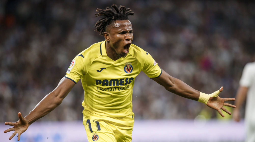 Samuel Chukwueze﻿ tem dado nas vistas pelo Villarreal esta época na UEFA Europa League
